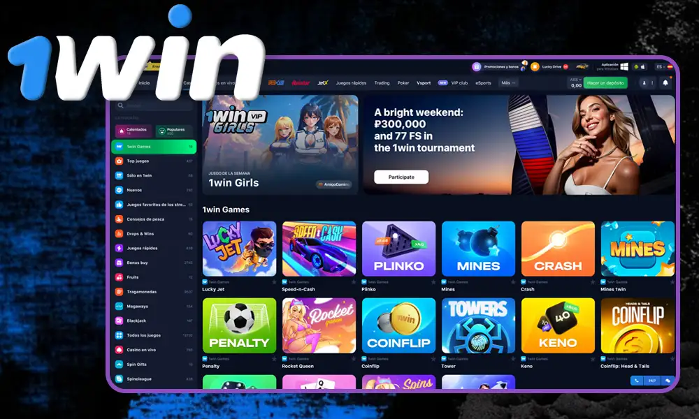 1Win Argentina - ¡Todo tipo de juegos!