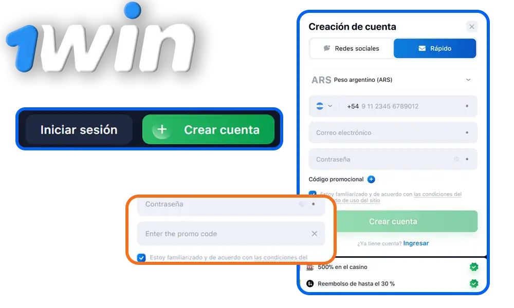 Bono con código 1Win Argentina