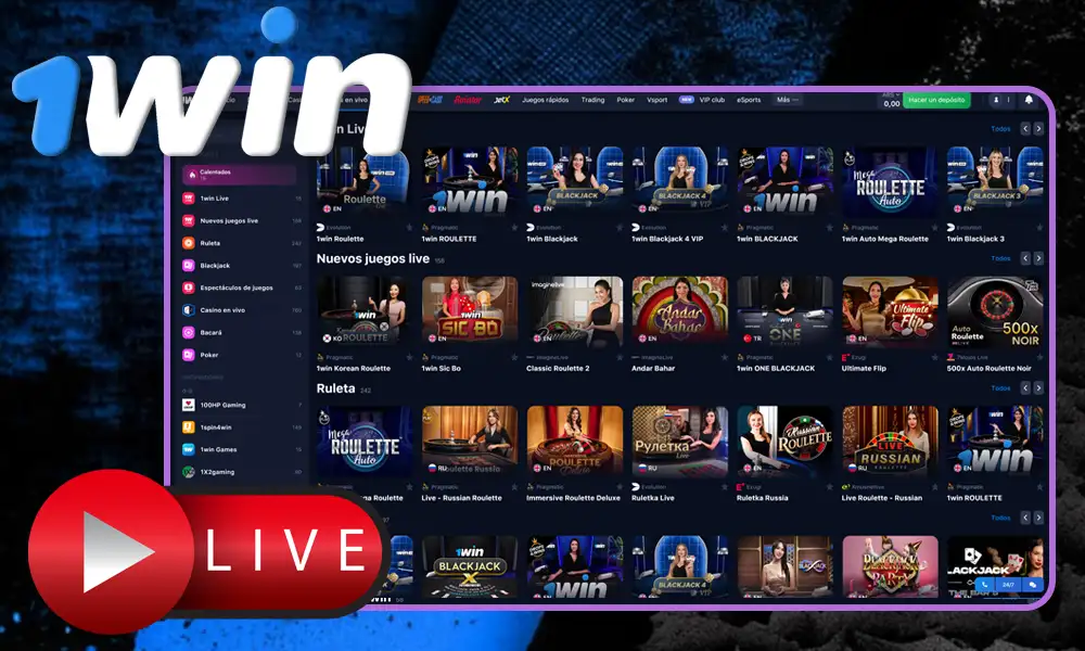 ¡Juegos en vivo - Casino real en tu casa!